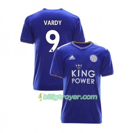 Billige Fotballdrakter Leicester City Jamie Vardy 9 Hjemmedraktsett 2018/19 Kortermet